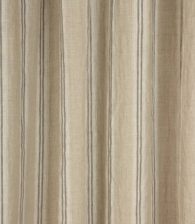 Cotswold Stripe Fabric / Charcoal