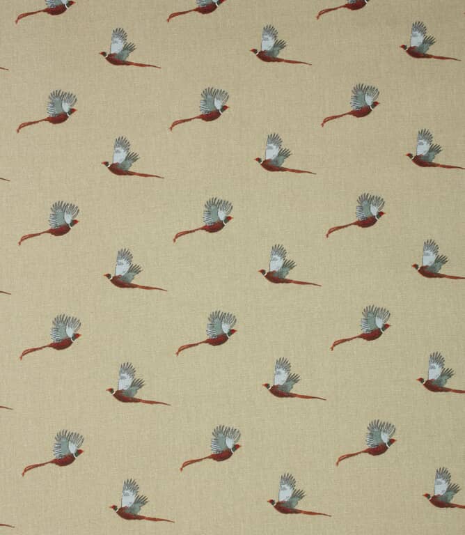 Sophie Allport Pheasant Fabric / Sage Sophie Allport Pheasant Fabric / Sage