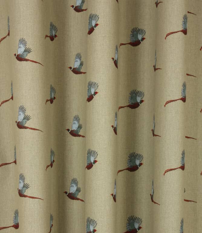 Sophie Allport Pheasant Fabric / Sage