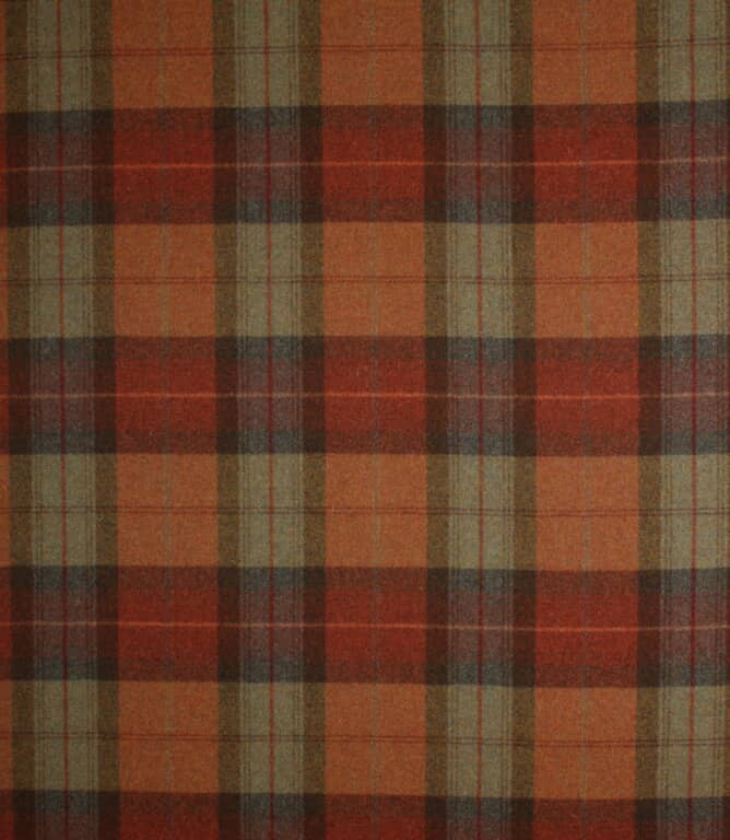 Skye Wool Fabric / Burnt Orange Skye Wool Fabric / Burnt Orange