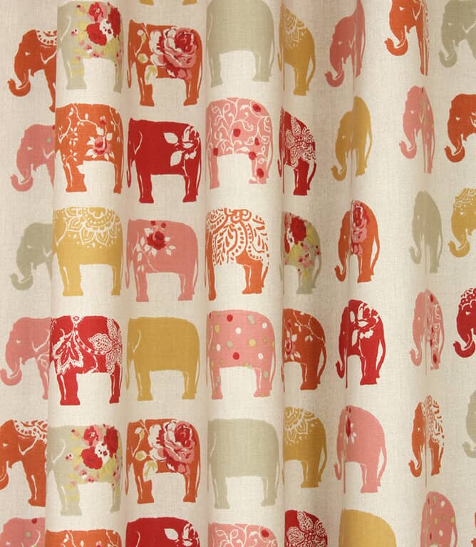 Elephants Clarke Fabric / Spice