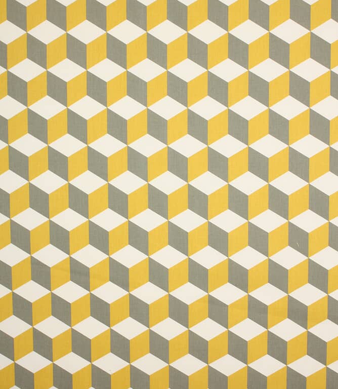 Cube Fabric / Saffron Cube Fabric / Saffron