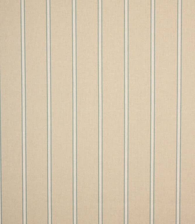 Linen Stripe Fabric / Blue Linen Stripe Fabric / Blue
