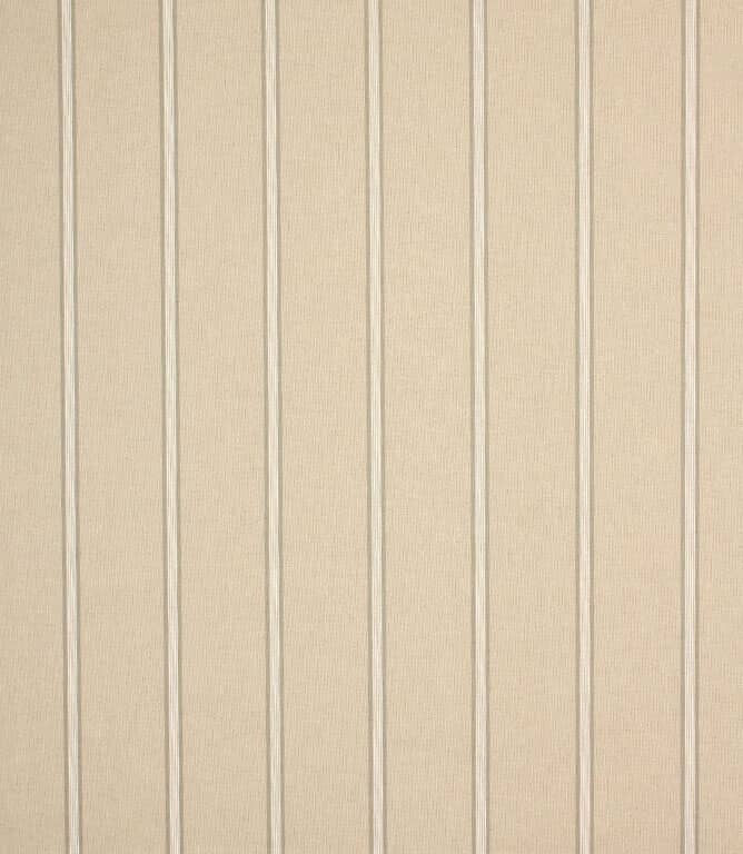 Linen Stripe Fabric / Grey Linen Stripe Fabric / Grey