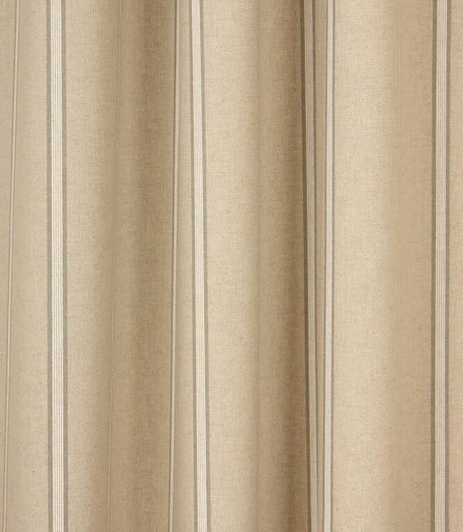 Linen Stripe Fabric / Grey