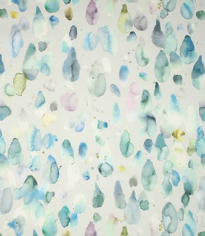 Voyage Maison Raindrops Fabric / Pacific Voyage Maison Raindrops Fabric / Pacific