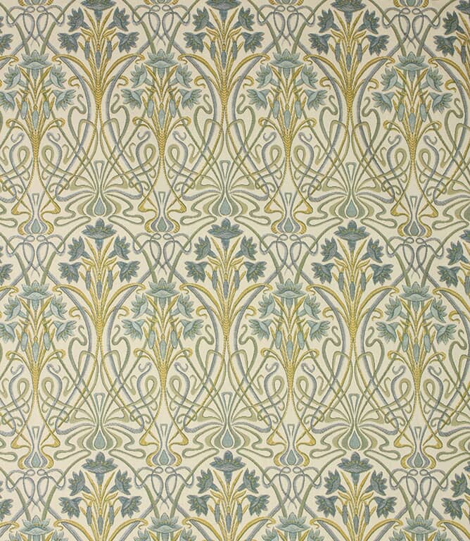 Prussian Tiffany Fabric