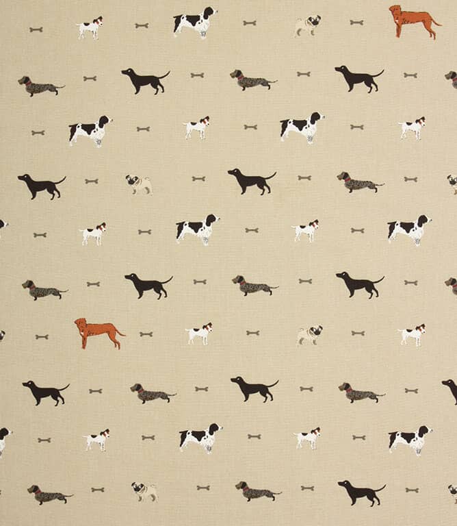 Sophie Allport Woof Fabric / Beige Sophie Allport Woof Fabric / Beige