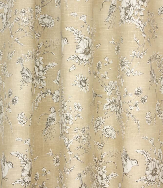 Finch Toile Fabric / Barley