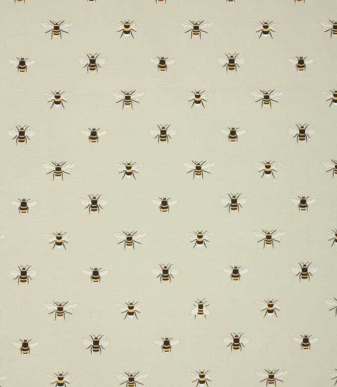 Sophie Allport Bees Fabric / Pale Green