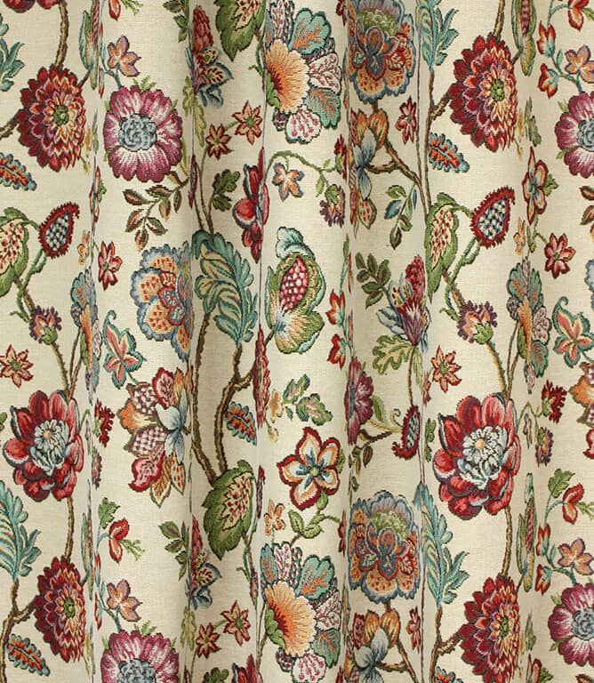 Norfolk Tapestry Fabric / Red