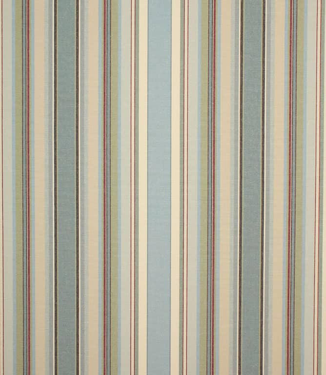 Falmouth Stripe Fabric / Sage
