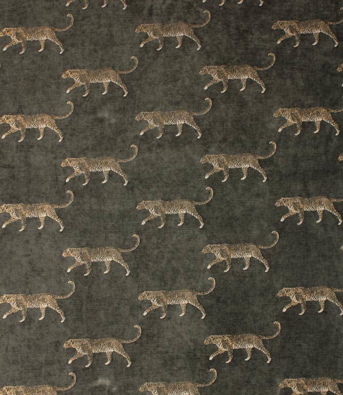 Leopard Fabric / Grey