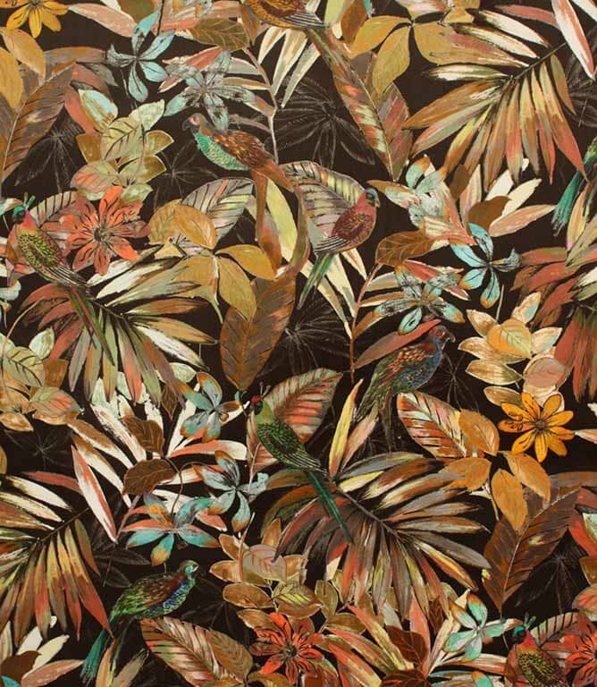 Bird Sanctuary Fabric / Gold Bird Sanctuary Fabric / Gold
