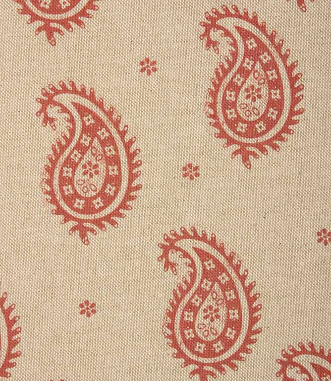 JF Paisley Fabric / Red