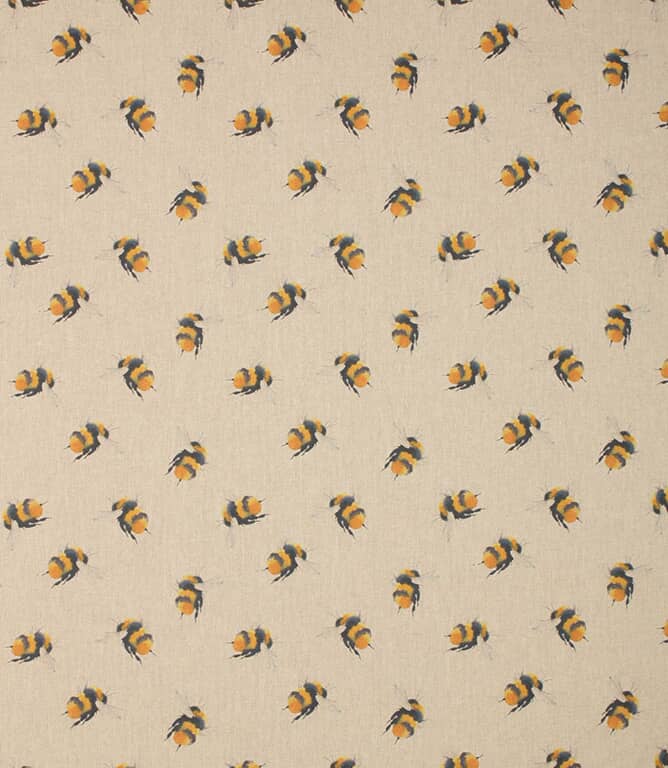 Bee hive Fabric / Yellow Bee hive Fabric / Yellow