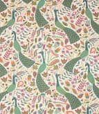 Peafowl Fabric / Teal