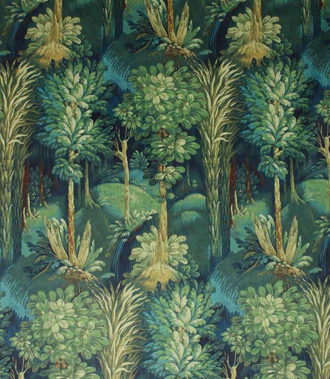 Forbidden Forest Fabric / Sapphire Forbidden Forest Fabric / Sapphire