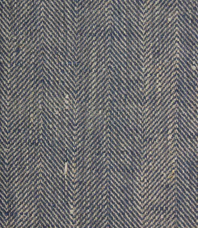 Crudwell Linen Fabric / Blue