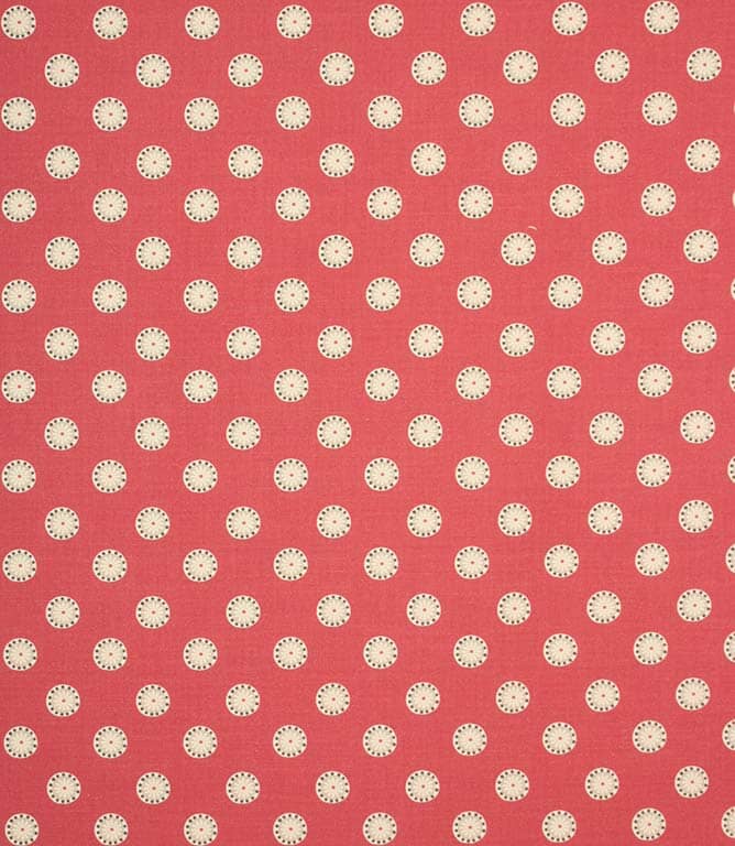 Daisy Spot Fabric / Raspberry Daisy Spot Fabric / Raspberry