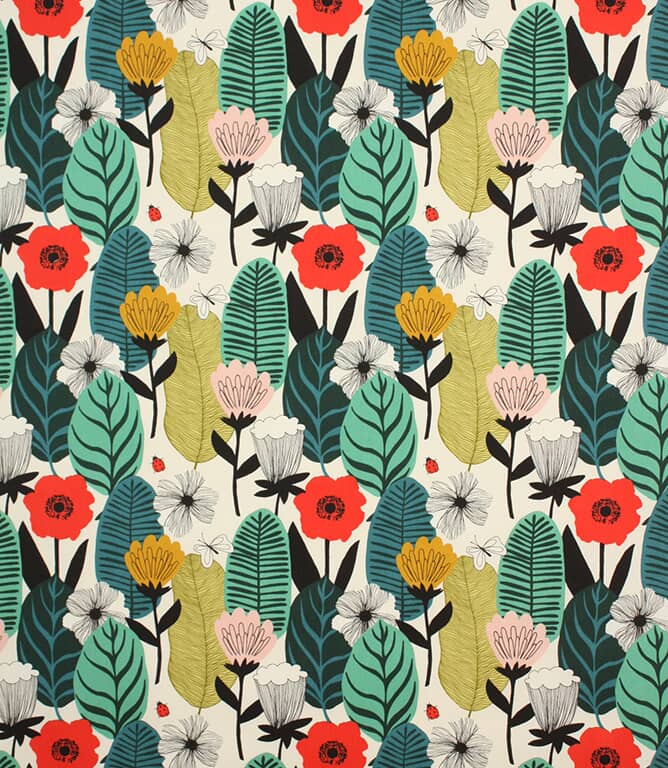 Blooma Fabric / Poppy Blooma Fabric / Poppy