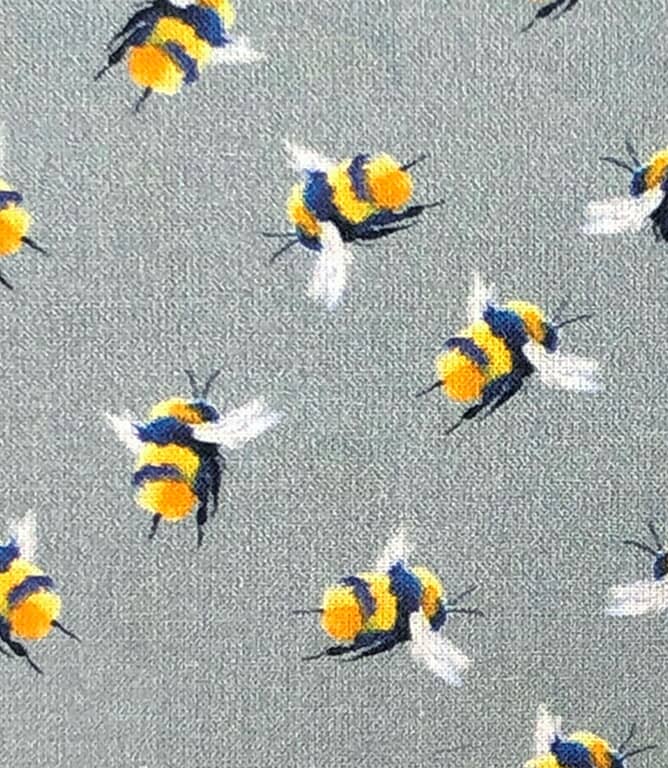Bumblebee Fabric / Dark Grey