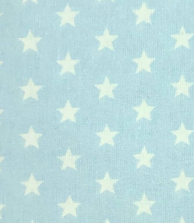 Small Star  Fabric / Light Blue