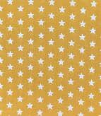 Small Star  Fabric / Mustard Gold