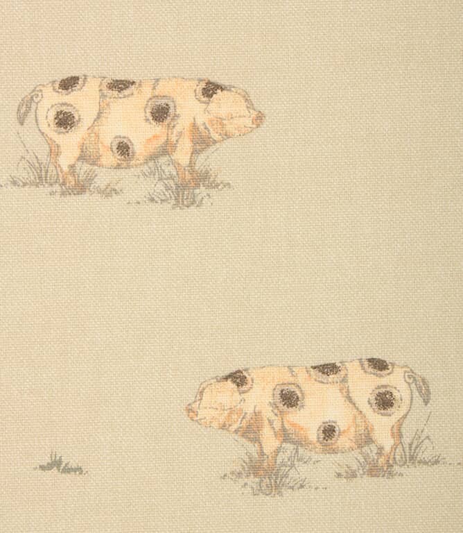 Mr Pig Fabric / Natural