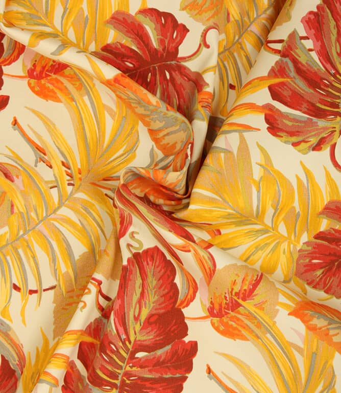 Tropical Outdoor / Red Fabric Remnant