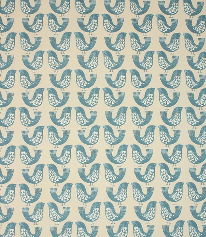 Scandi Birds Fabric / Capri Scandi Birds Fabric / Capri