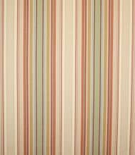Falmouth Stripe Fabric / Brick