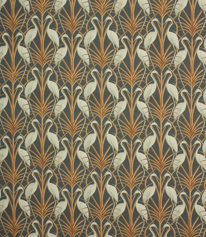 The Chateau Nouveau Heron Fabric / Navy The Chateau Nouveau Heron Fabric / Navy