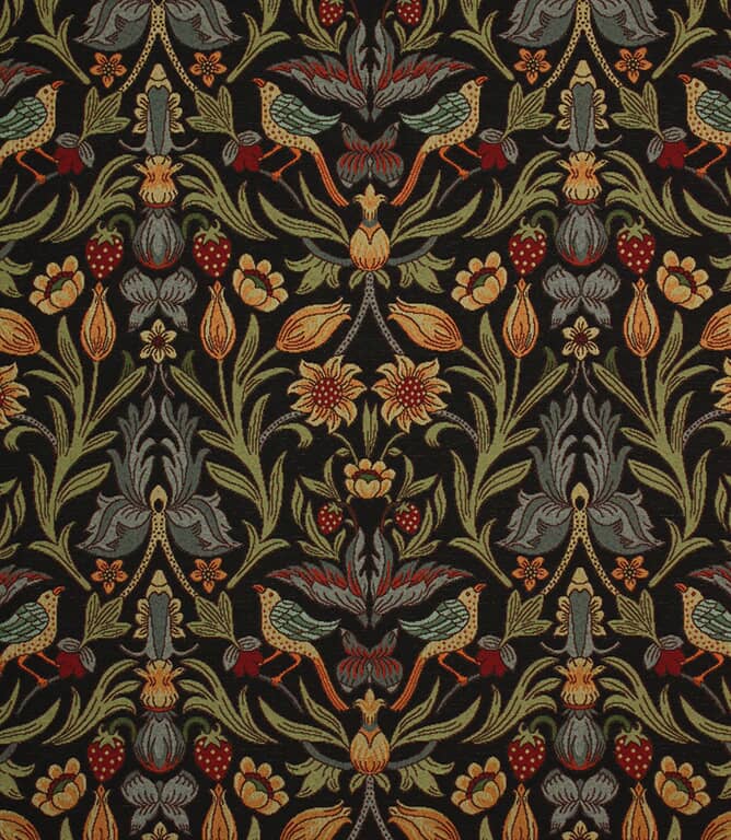 Ruskin Fabric / Black Ruskin Fabric / Black