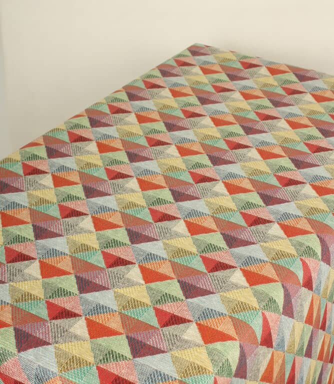 JF Geo Acrylic Tablecloth Fabric / Multi