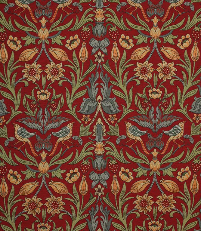 Ruskin Fabric / Mulberry Ruskin Fabric / Mulberry