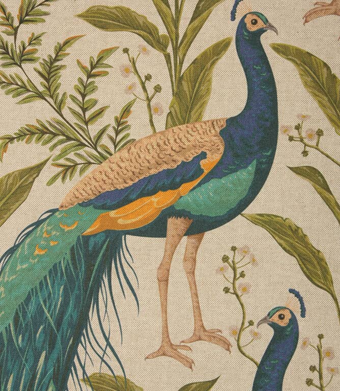 Mr Peacock  Fabric / Linen