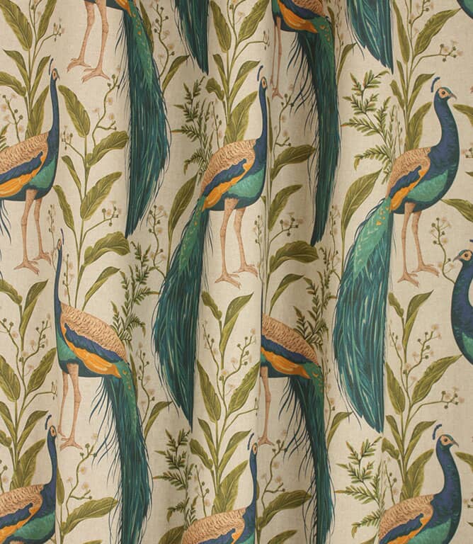 Mr Peacock  Fabric / Linen