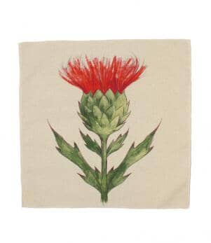 Thistle Red Cushion Panel