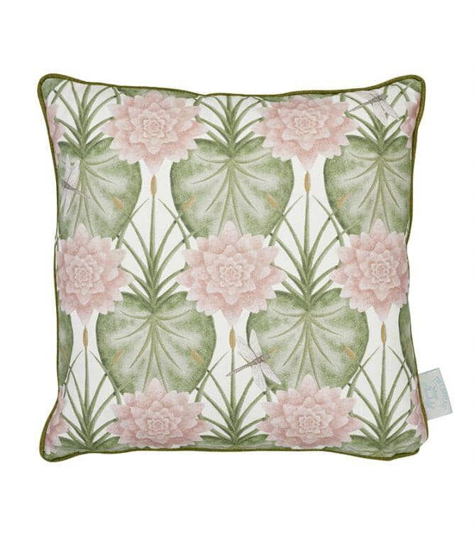 The Lily Garden Cream Cushion