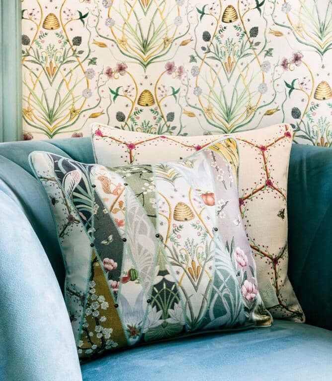 Nouveau Wallpaper Cushion