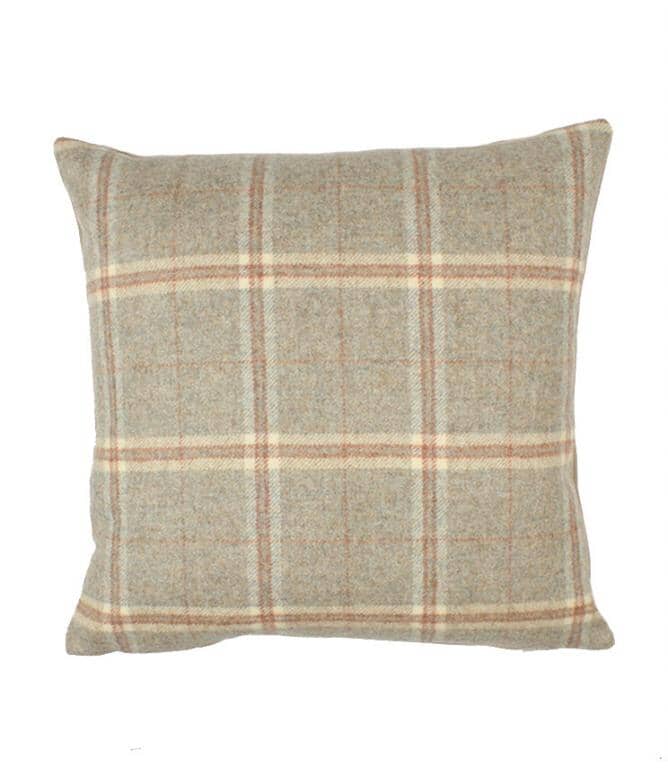 Transitional Check Spice Cushion