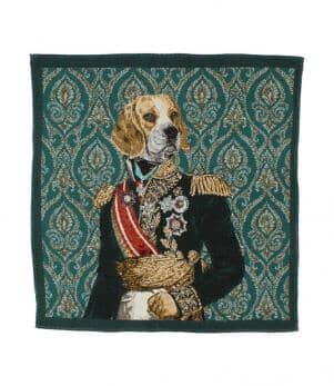 Prince Beagle Teal Cushion Panel