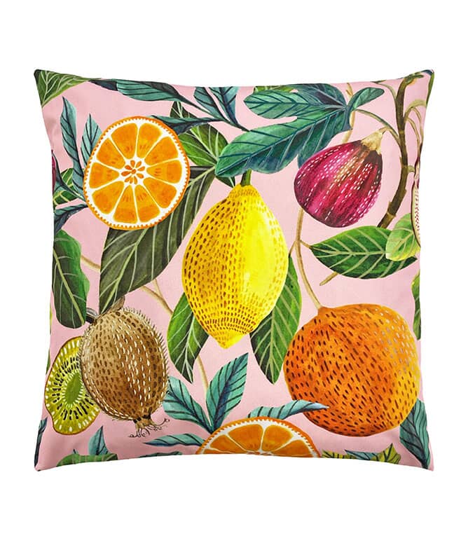 Tropical Fruits Outdoor Cushion