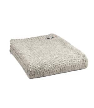 Cotswold Knitted Throw - Grey