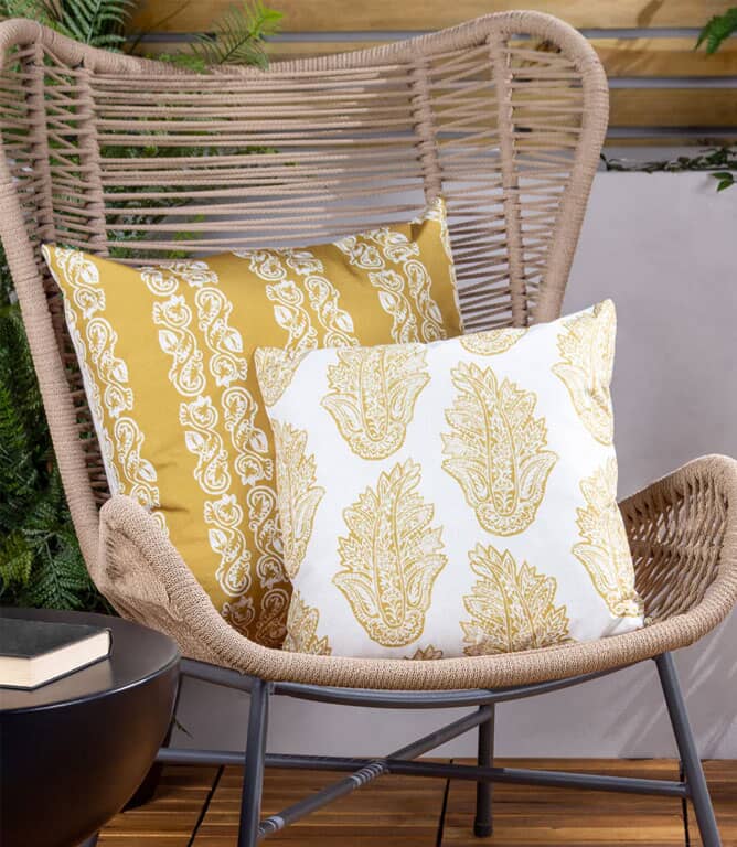 Ornella Outdoor Cushion Saffron