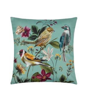 Woodland Birds Outdoor Cushion