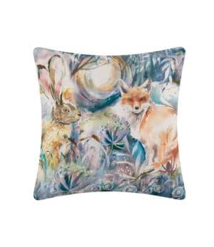 Fox And Hare Outdoor Cushion