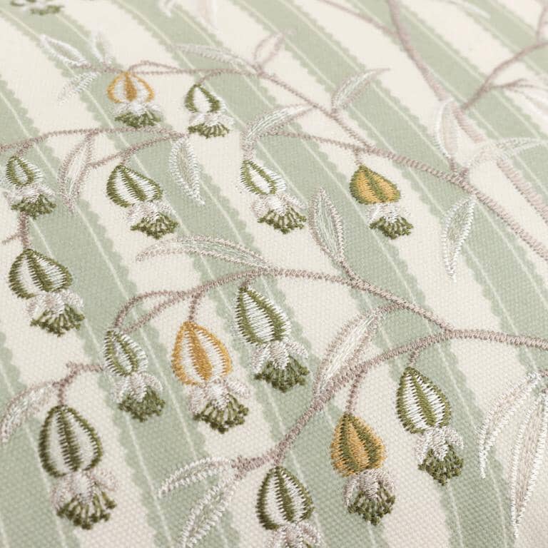 Chinese Lanterns Sage Cushion