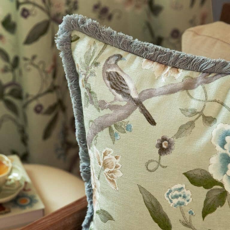 Porcelain Garden Sage Cushion